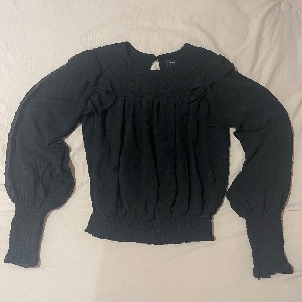 Elegant Black Women's Top